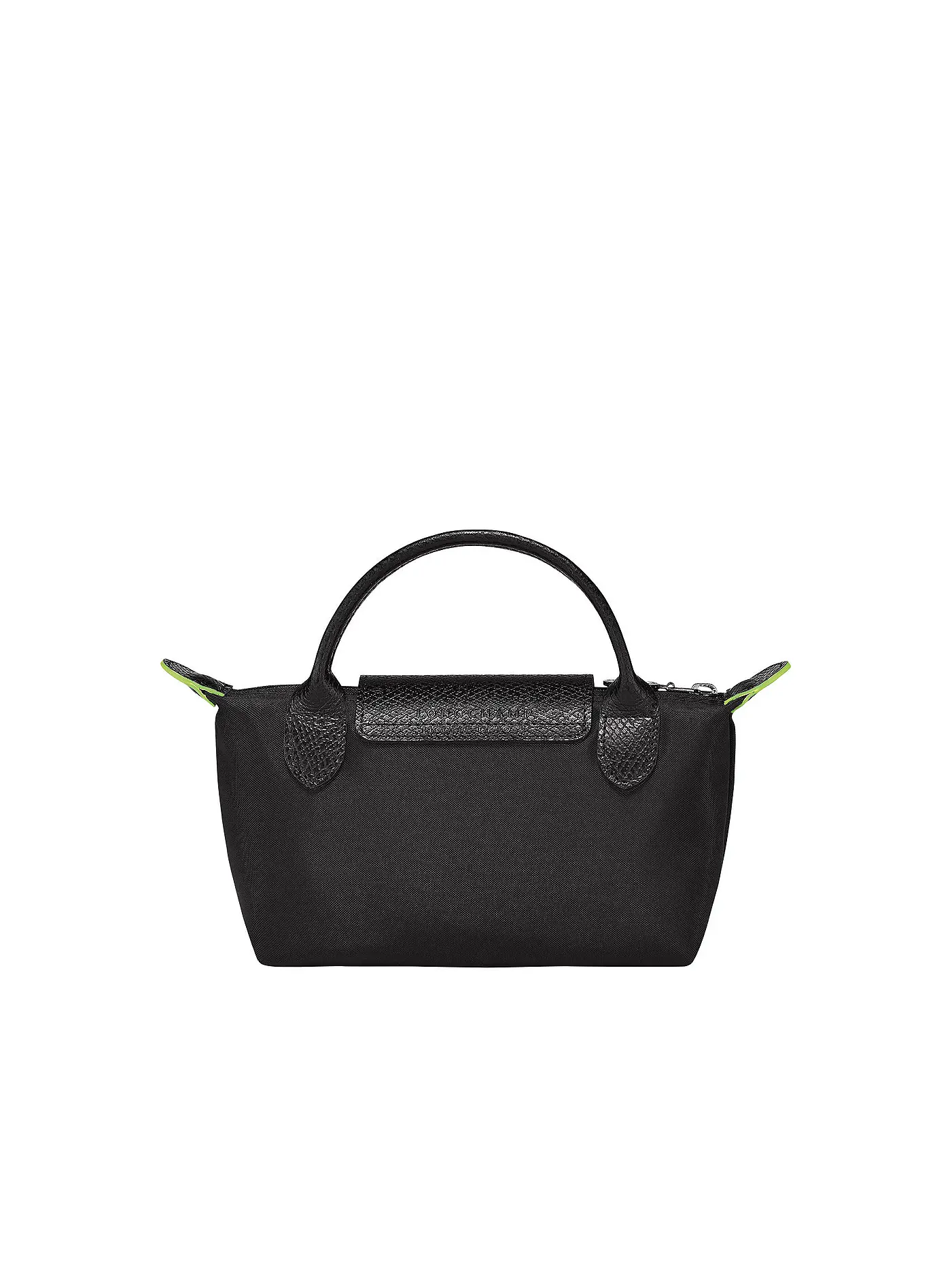 LONGCHAMP | Le Pliage Green Pochette mit Henkel, Black | schwarz
